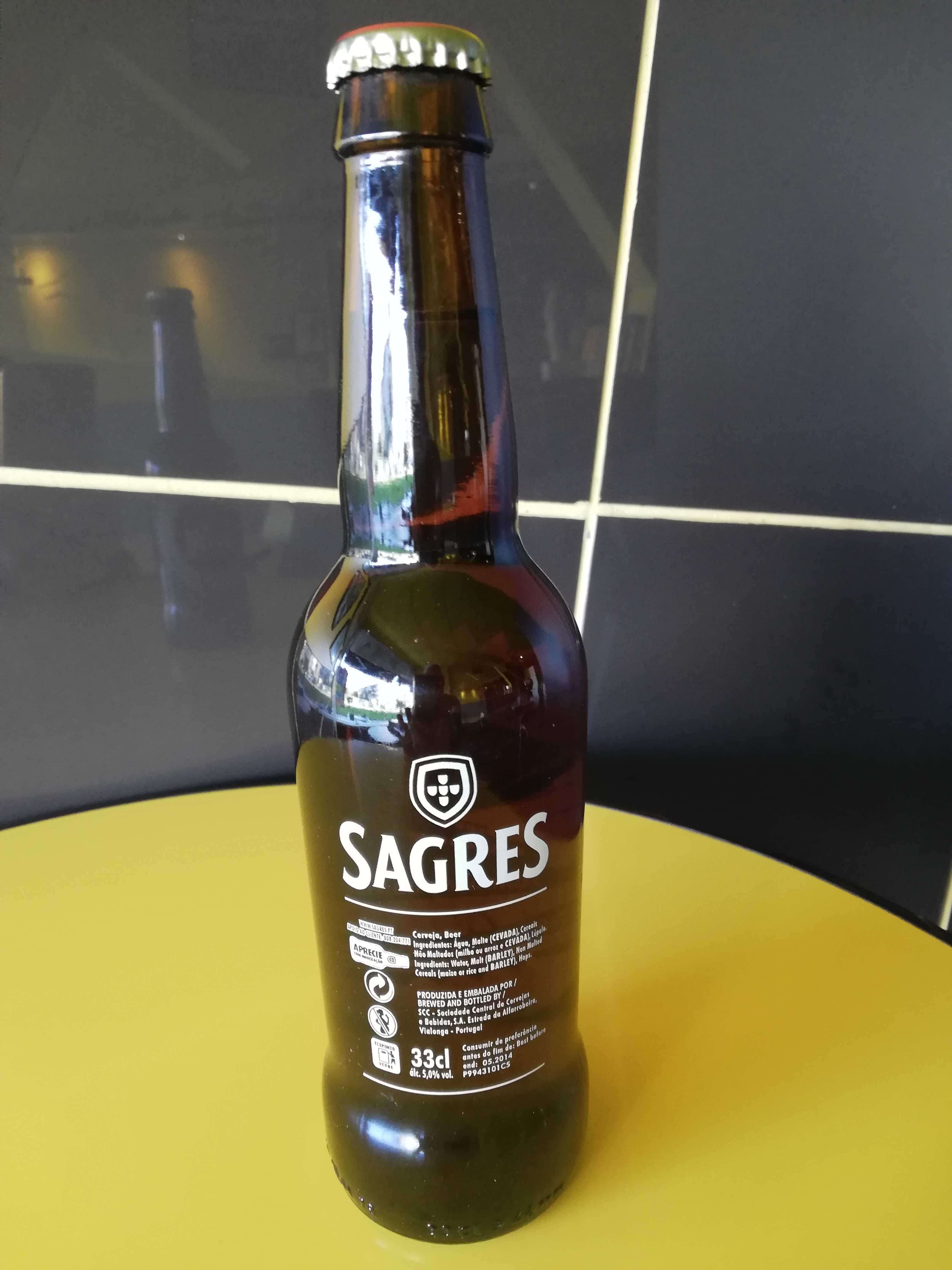 Colecção de cervejas Sagres