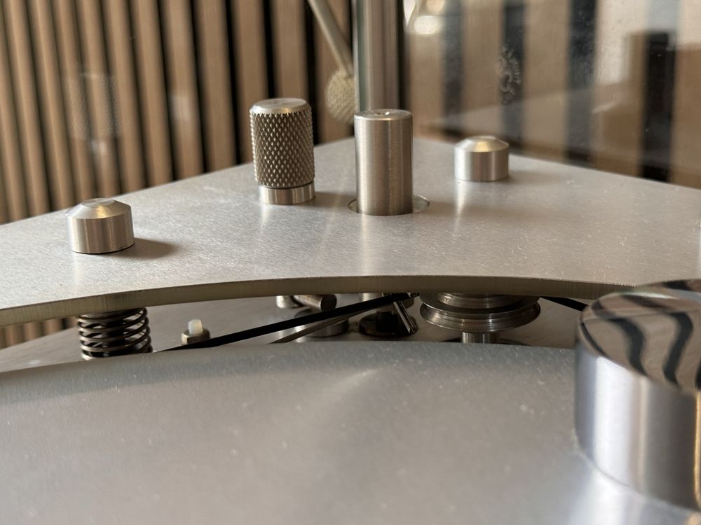 Gramofon Transcripton unikatowy transrotor szklo aluminium manualny