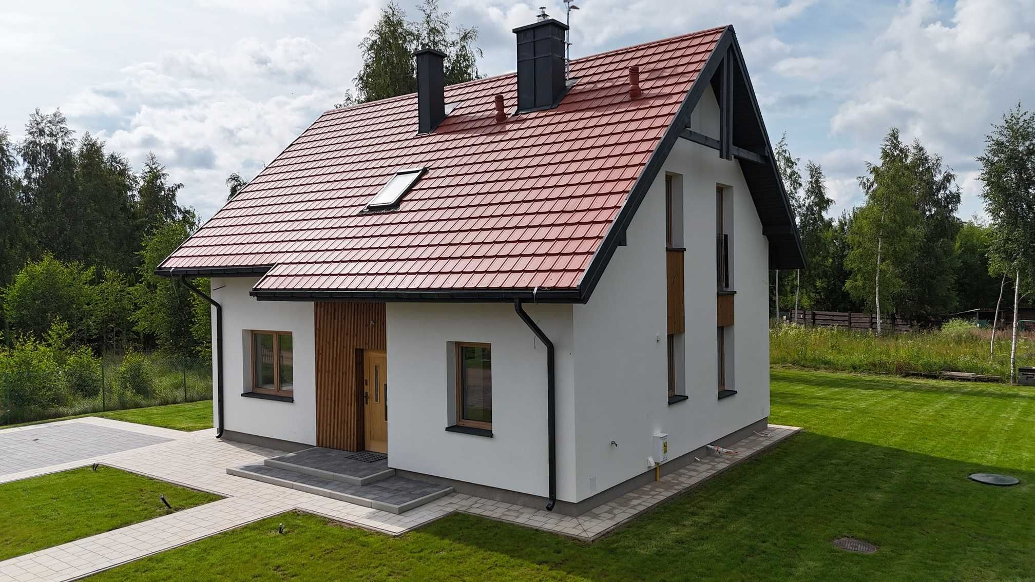 Nowy dom nad jeziorem Szelment z prywatną plażą