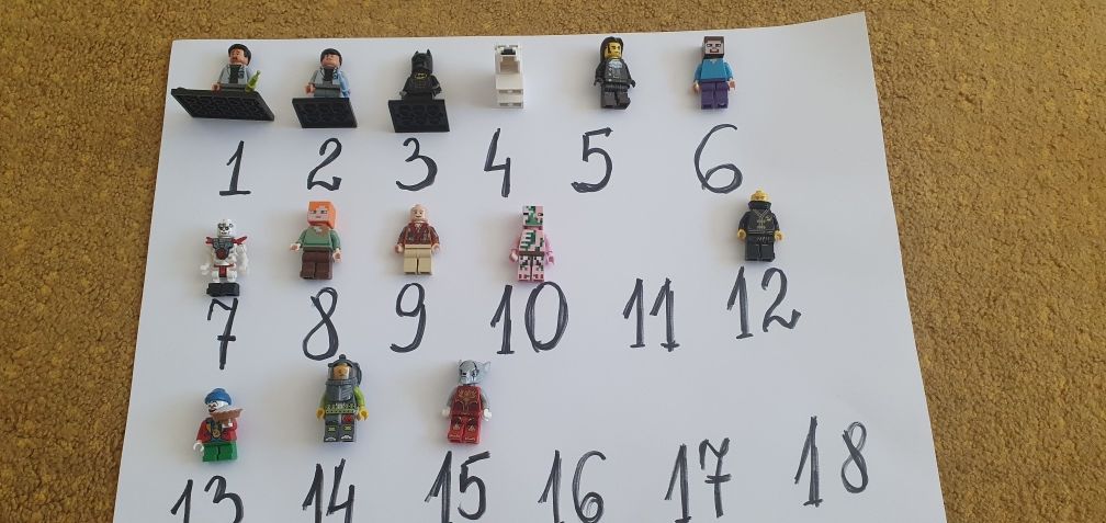 Klocki lego figurki Partia nr 11