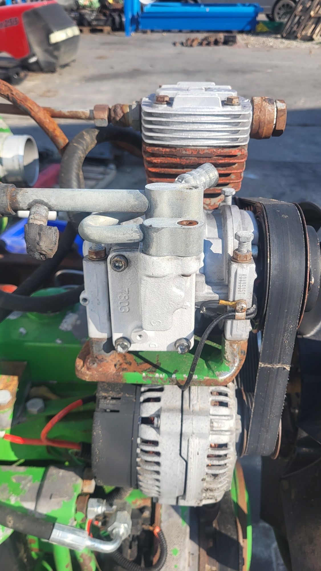 Alternator sprężarka klimatyzacji john deere 6910