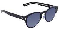 Okulary Dior Blacktie Blue Mirror Round Sunglasses (original)