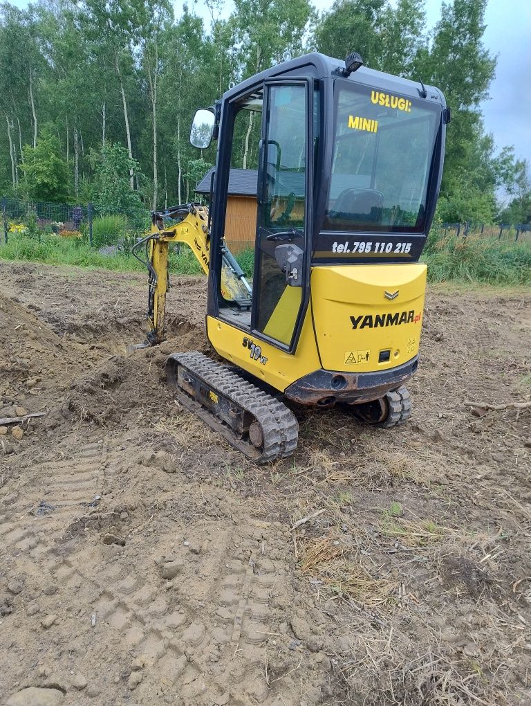 Minikoparka Janmar sv19 z grudnia 2021r, pełen serwis,