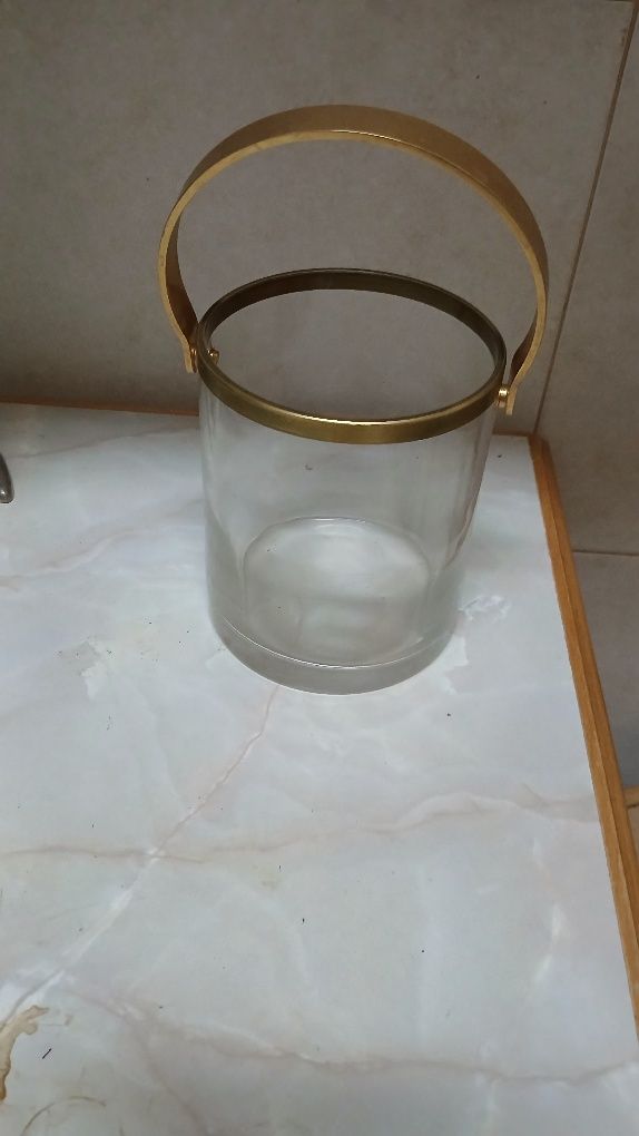 Vaso para gelo em vidro