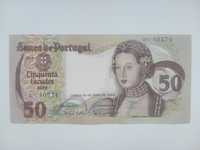 Banknot Portugalia - 50 escudos z 1968 r.