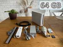 Konsola Nintendo Wii + Akcesoria i dodatki [Biała] 64GB