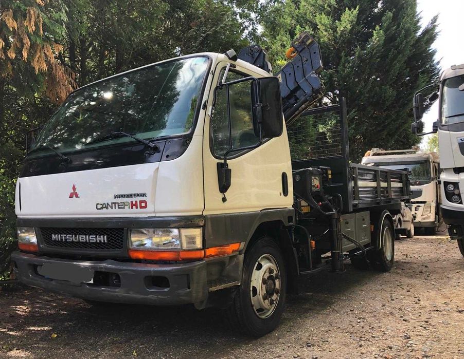 Mitsubishi Canter 7C14 carrinha basculante com grua