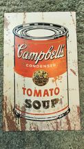 UNIKAT Posterplate Displate Zupa Campbells plakat metalowy