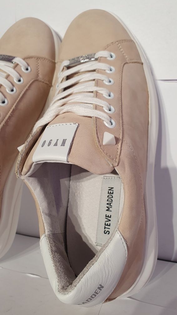 Buty nowe damskie sportowe Steve Madden skóra naturalna rozmiar 40