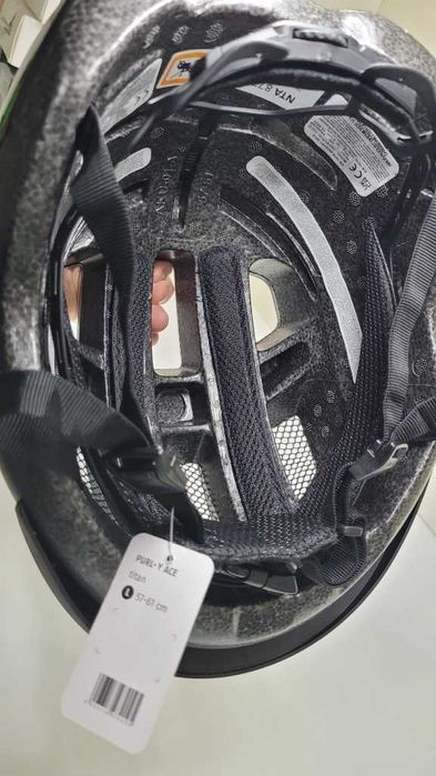 Kask rowerowy Abus Purl-y ACE LED Titan rozmiar L 57-61cm