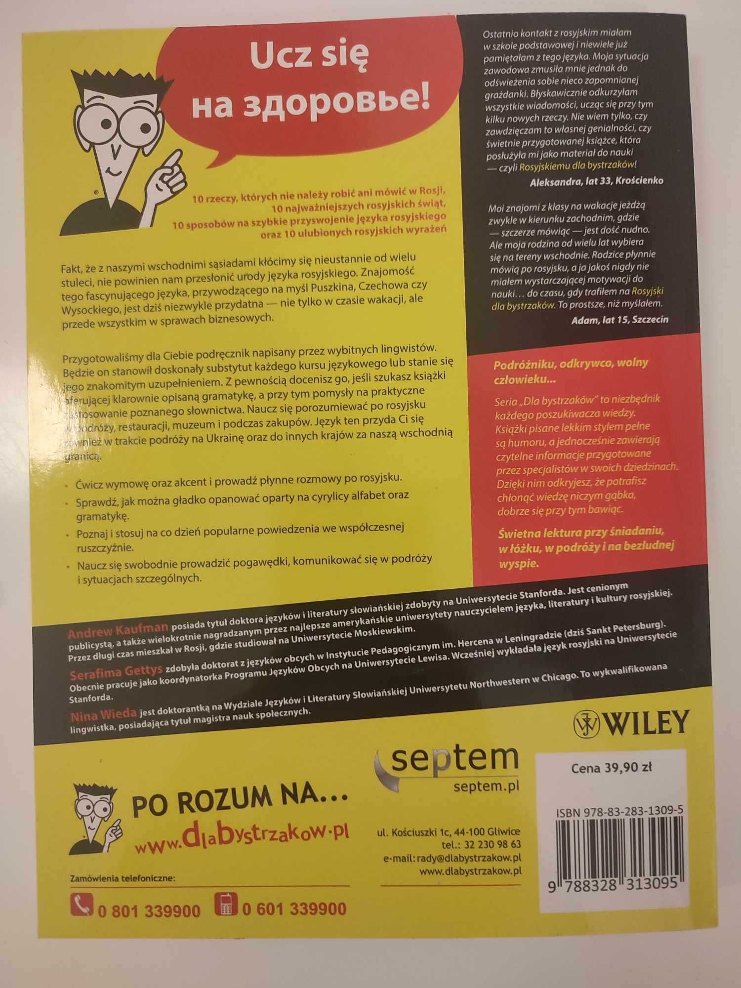 ROSYJSKI DLA BYSTRZAKÓW Kurs dla początkujących + CD - Andrew Kaufman