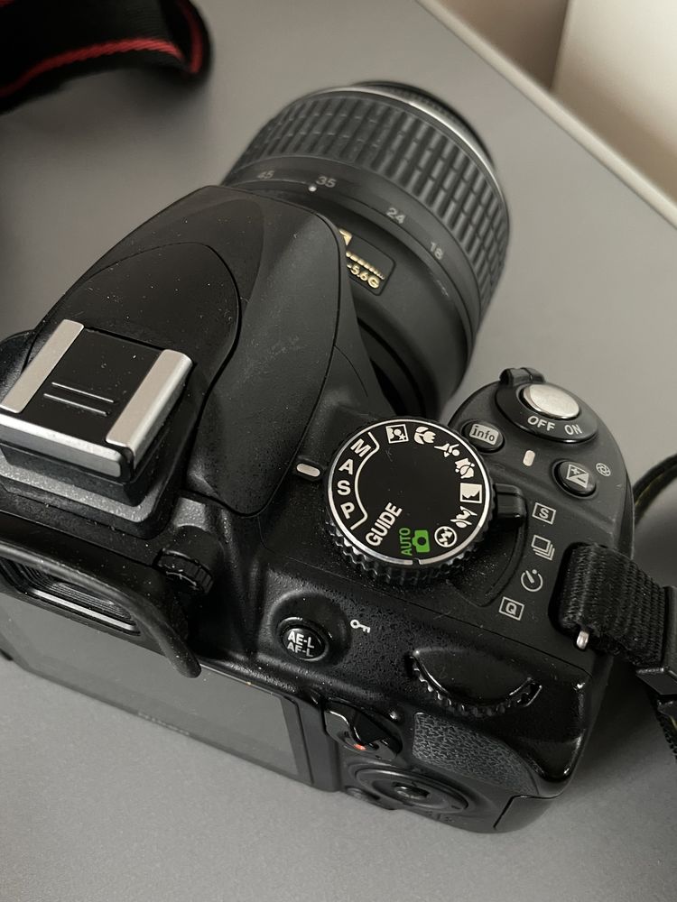 Nikon D3100 DX VR obiektyw AF-S Nikkor 18-55 mm lustrzanka aparat