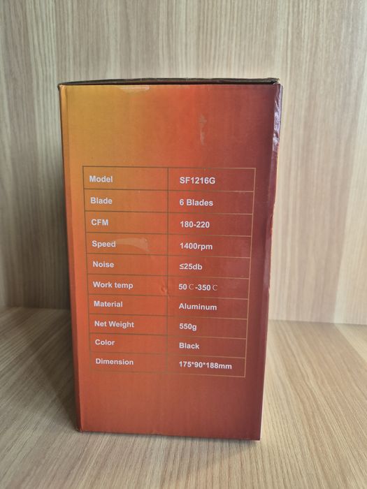 Вентилятор для каміна та печі,  6 лопатей