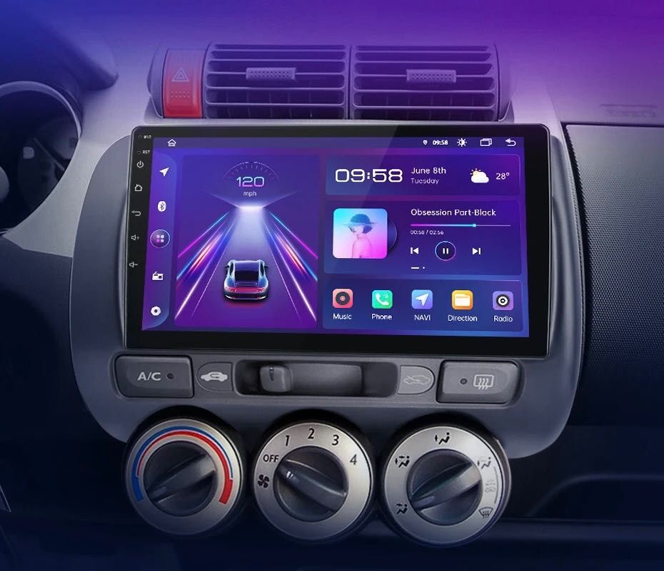 Auto Radio Honda Jazz Fit * 2 Din * Andriod * Ano 2014 a 2015