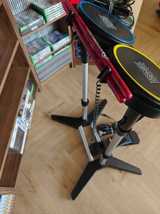 Xbox 360 Rock Band Harmonix Band Kit Perkusja Przewodowa Stan BDB