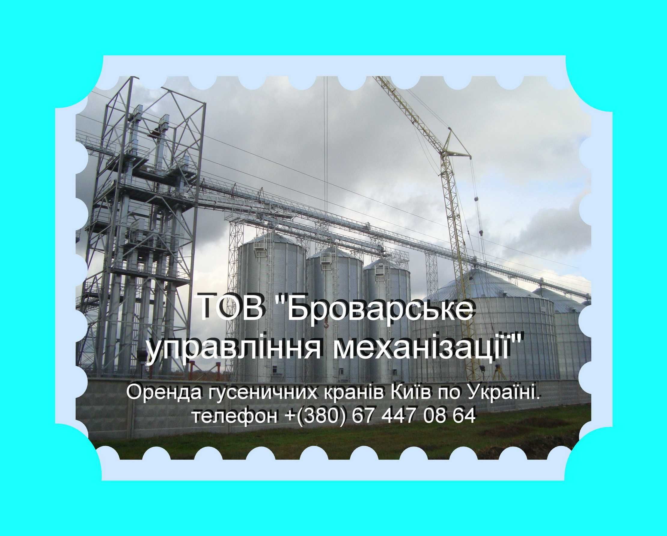 Оренда гусеничних кранів МКГ-25БР 25 тон Київ по Україні (067) 4413025