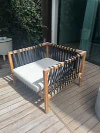 Cadeira jardim usada