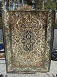Dywan kaszmirowy vintage perski r. tkany Iran Ghoum 155x110 gal. 7 tys