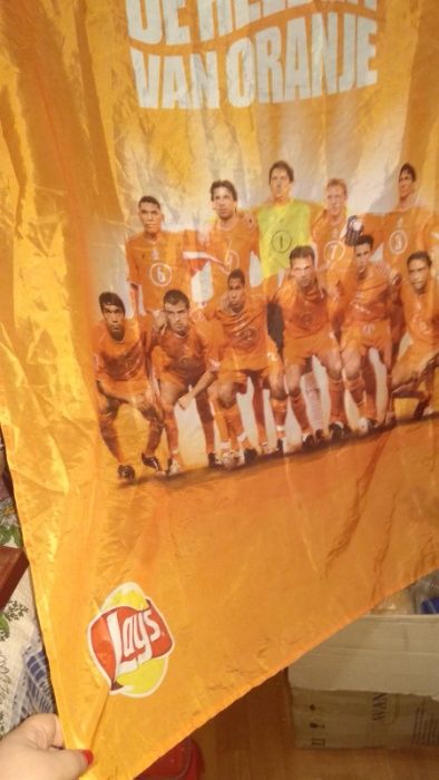 спорт флаг lays Королевский футбол союз Нидерландов KNVB штора панно
