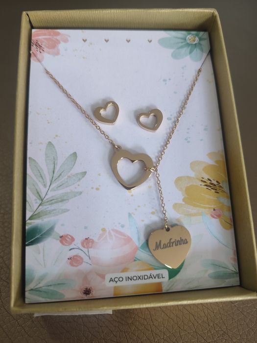 Conjunto em aço inoxidável