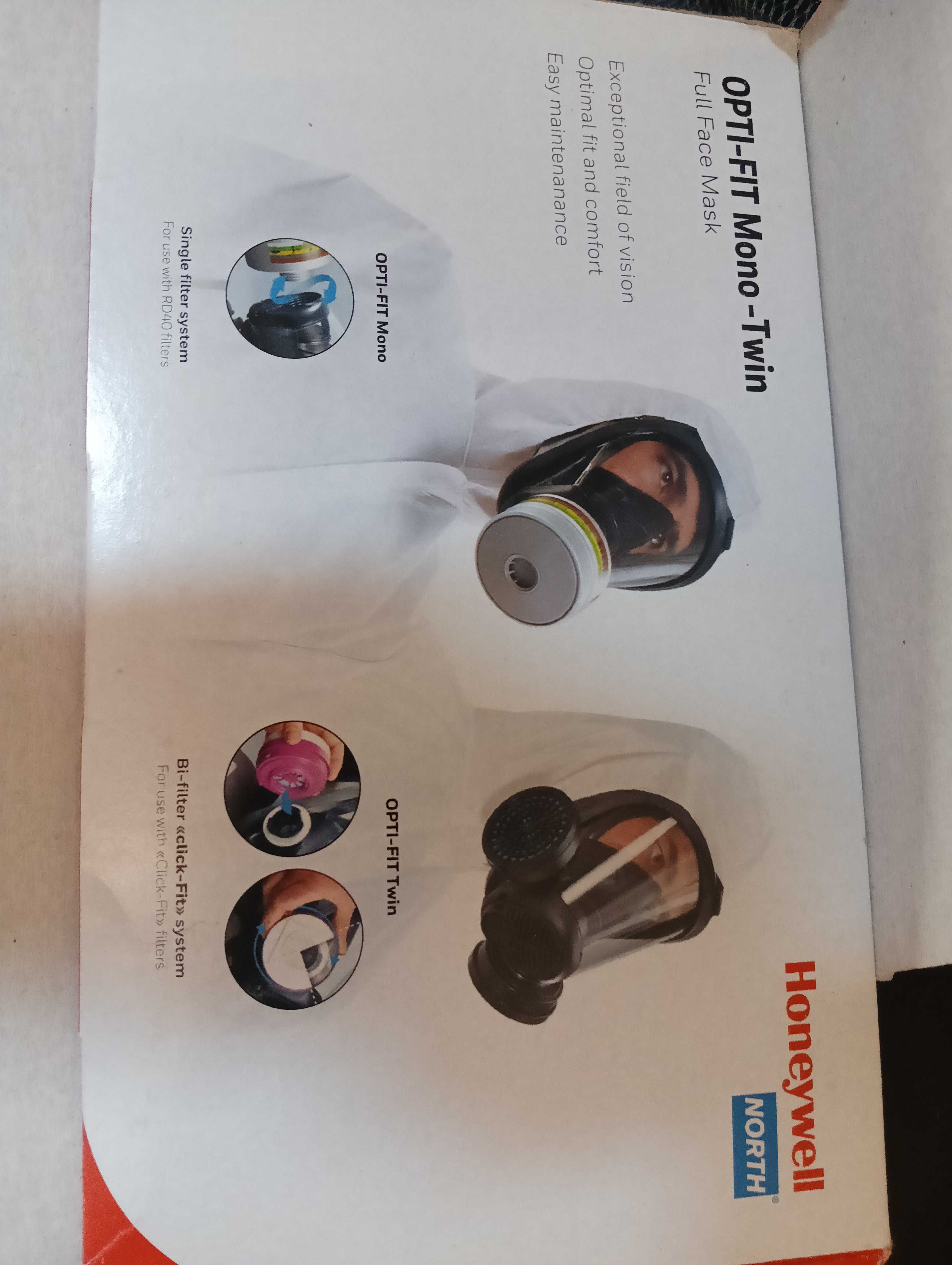 Maska pełnotwarzowa Honeywell OPTIFIT TWIN