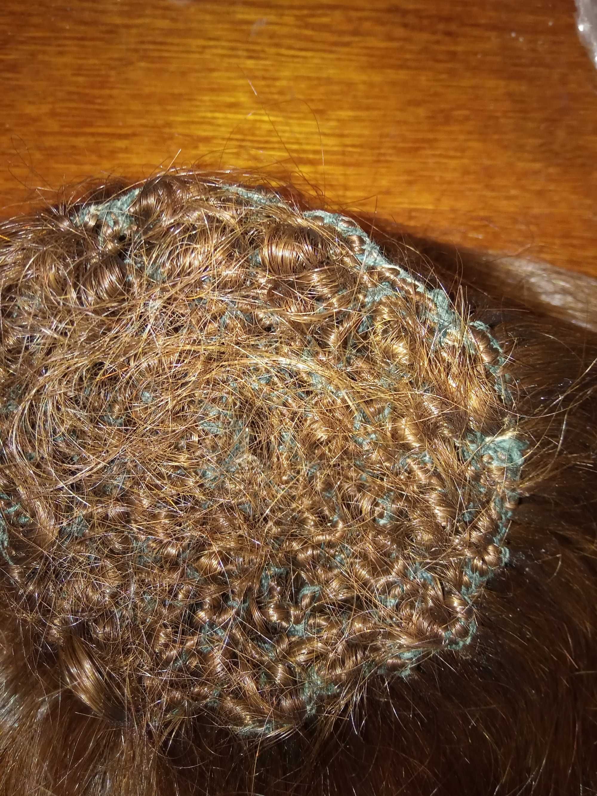 Шиньон из натуральных волос короткий и парик карэ