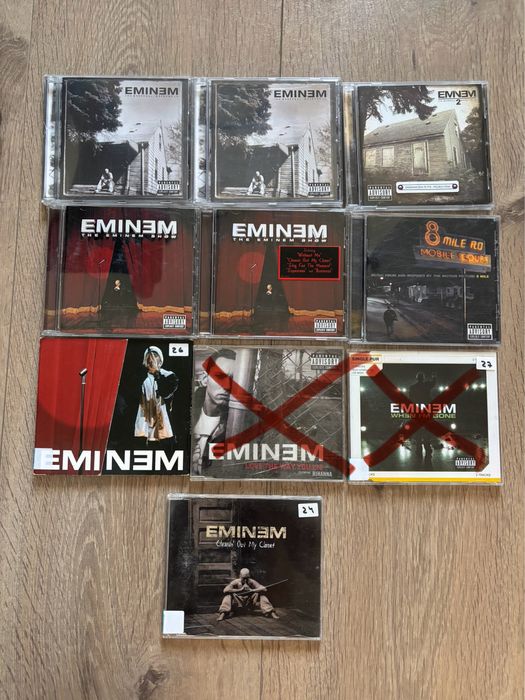 EMINEM 8płyt CD rap hip hop