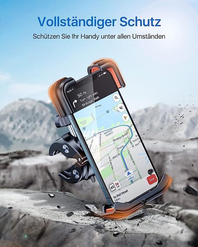Uchwyt na telefon komórkowy na kierownicę roweru iPhon Samsung