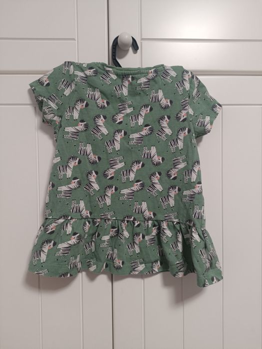 Zielona bluzka w zebry George r. 104-110 (4-5 lat)