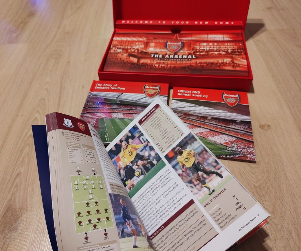 The Arsenal / Official Membership 2006/2007  / box kolekcjonerski