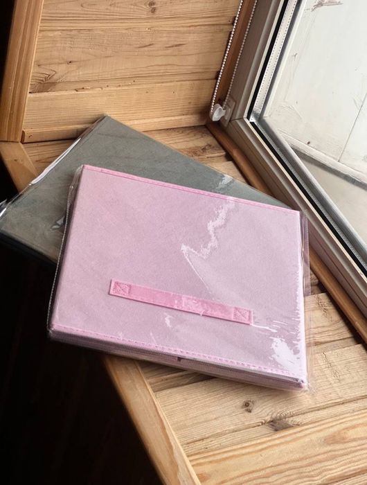 Органайзер складной коробка 28*28см для вещей игрушек жёсткие стенки