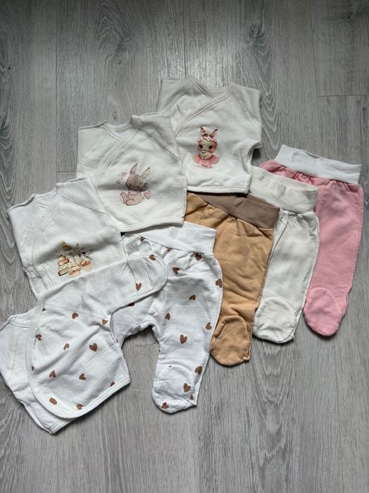 Набір Повзунки та сорочка новонародженому