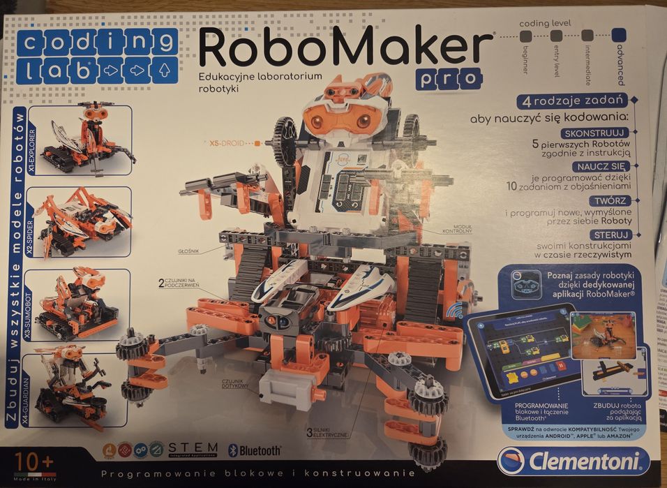 RoboMaker Edukacyjne laboratorium robotyki Clementoni