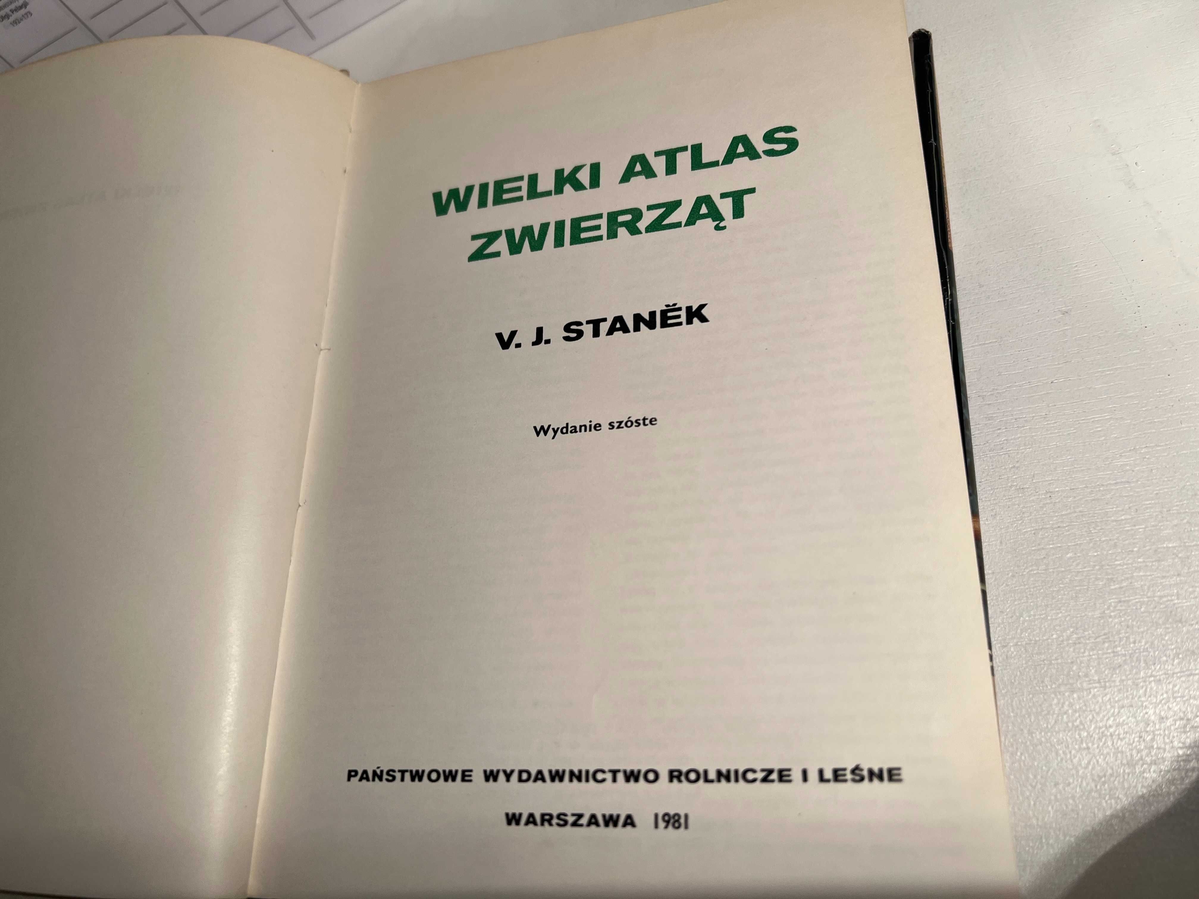 Wielki Atlas Zwierząt V.J. Stanek