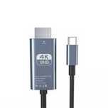 Kabel 2m USB-C do HDMI Przesył 4K 60Hz Przewód Solidne Wtyki Typ-C 3.1