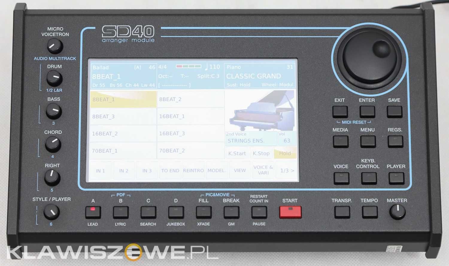 KETRON SD40 moduł aranżer i odtwarzacz,  Modułowy Ketron SD7 | Używany
