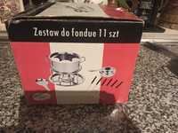 Nowy zestaw do fondue 11 szt