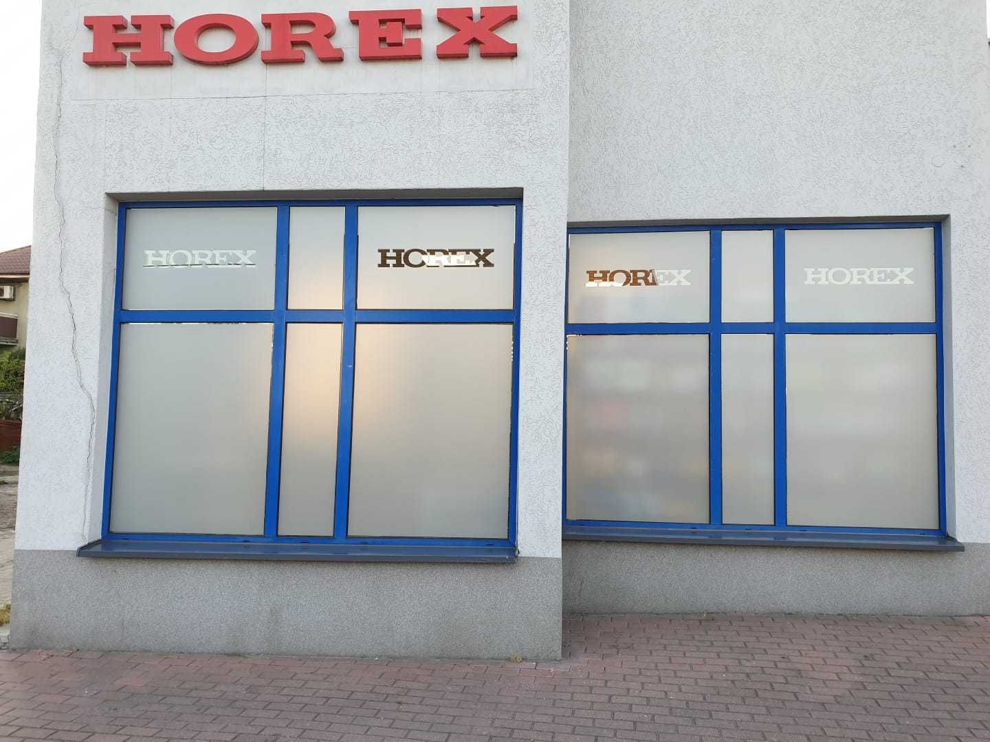 Oklejanie witryn sklepowych okien szyb balkonowych reklama