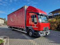 Renault D12.240 E6 Firana Tył Drzwi Dach Zsuwany Długa 830cm