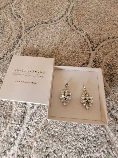 Kolczyki white jasmine