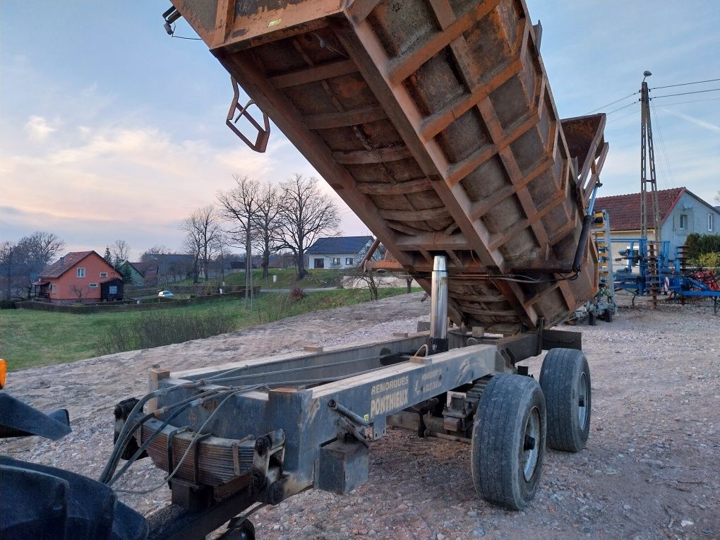 Przyczepa skorupowa Ponthieux 18 ton,budowlana