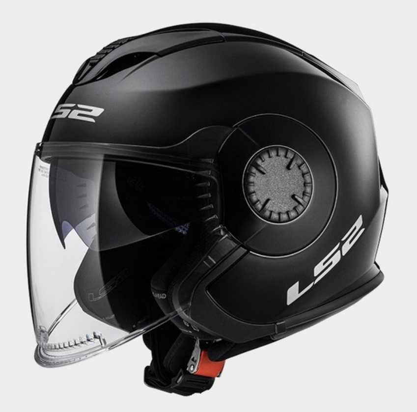 Kask Otwarty Ls2 Verso Solid Rozm. XS 53-54 cm Czarny mat Of570 Blenda