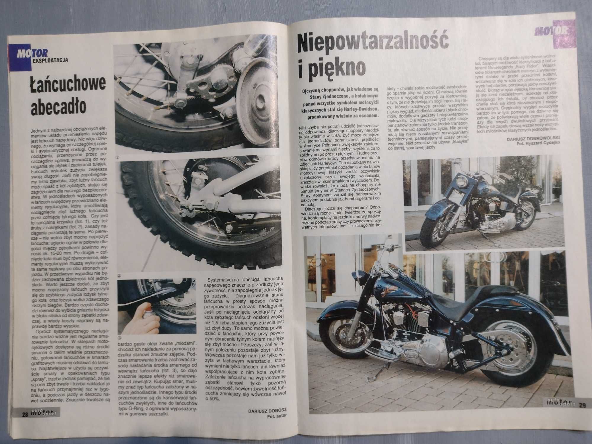 Czasopismo motoryzacyjne AMS Auto Motor Sport 1995r. 2 szt.