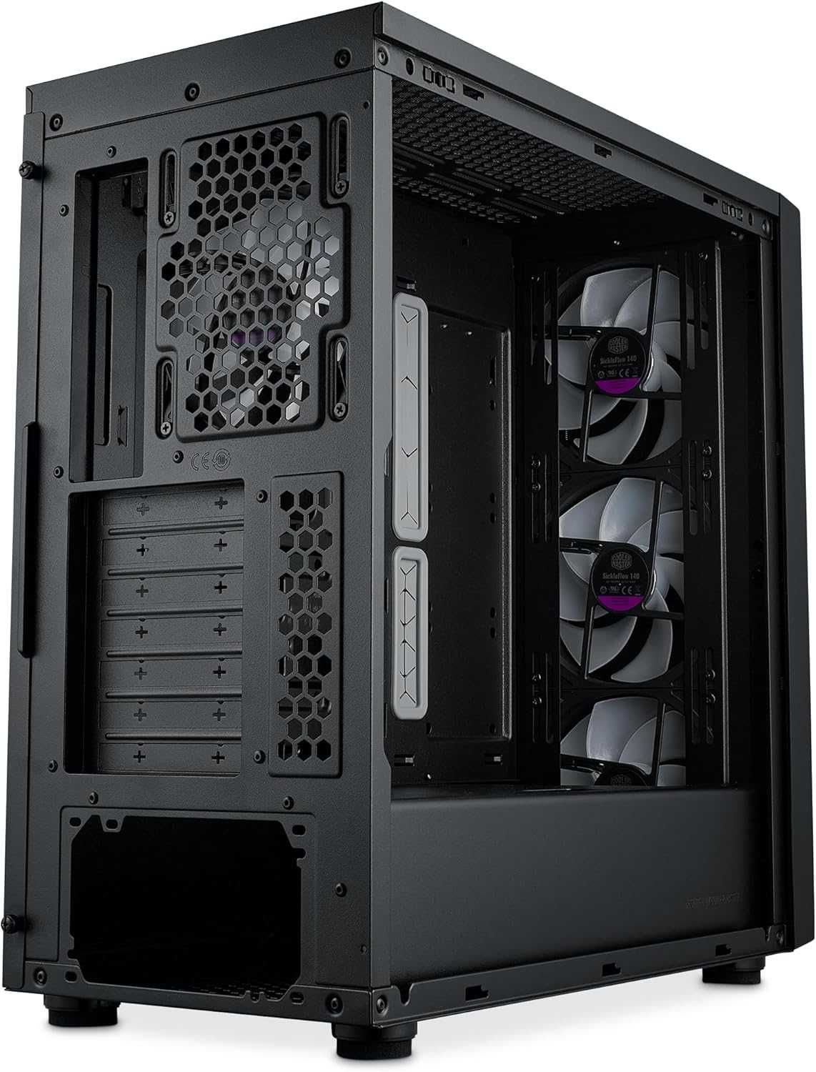 Корпус ПК Cooler Master MasterBox 600 MB600 чорний 4 aRGB кулера