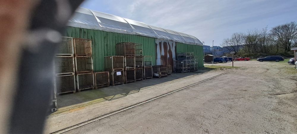 Hala Namiotowa 252m2 SOLIDNA Garaż Gotowa do Ponownego Montażu TRANSPO