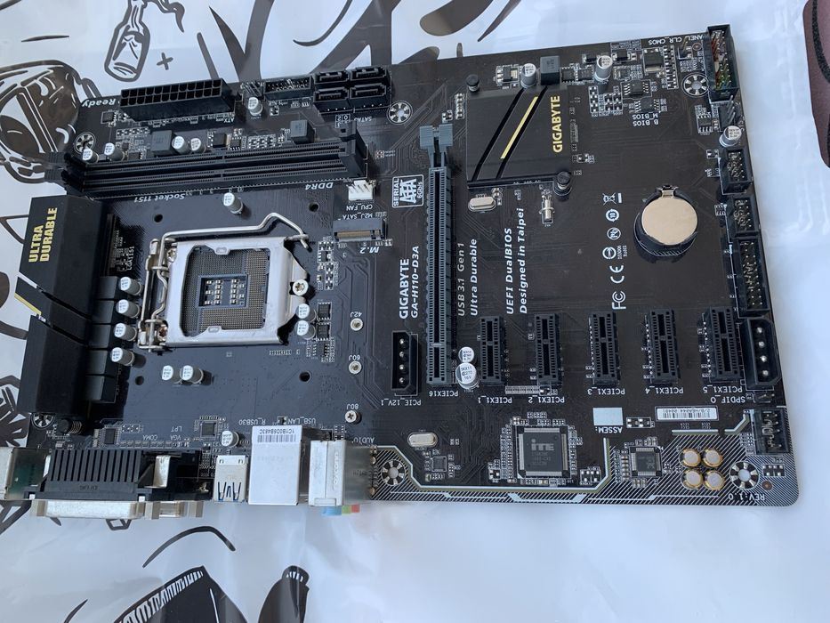 Материнская плата Gigabyte GA-H110-D3A s1151 сокет 1151