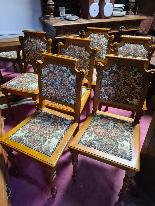 Krzesła antyk eklektyk 6szt.