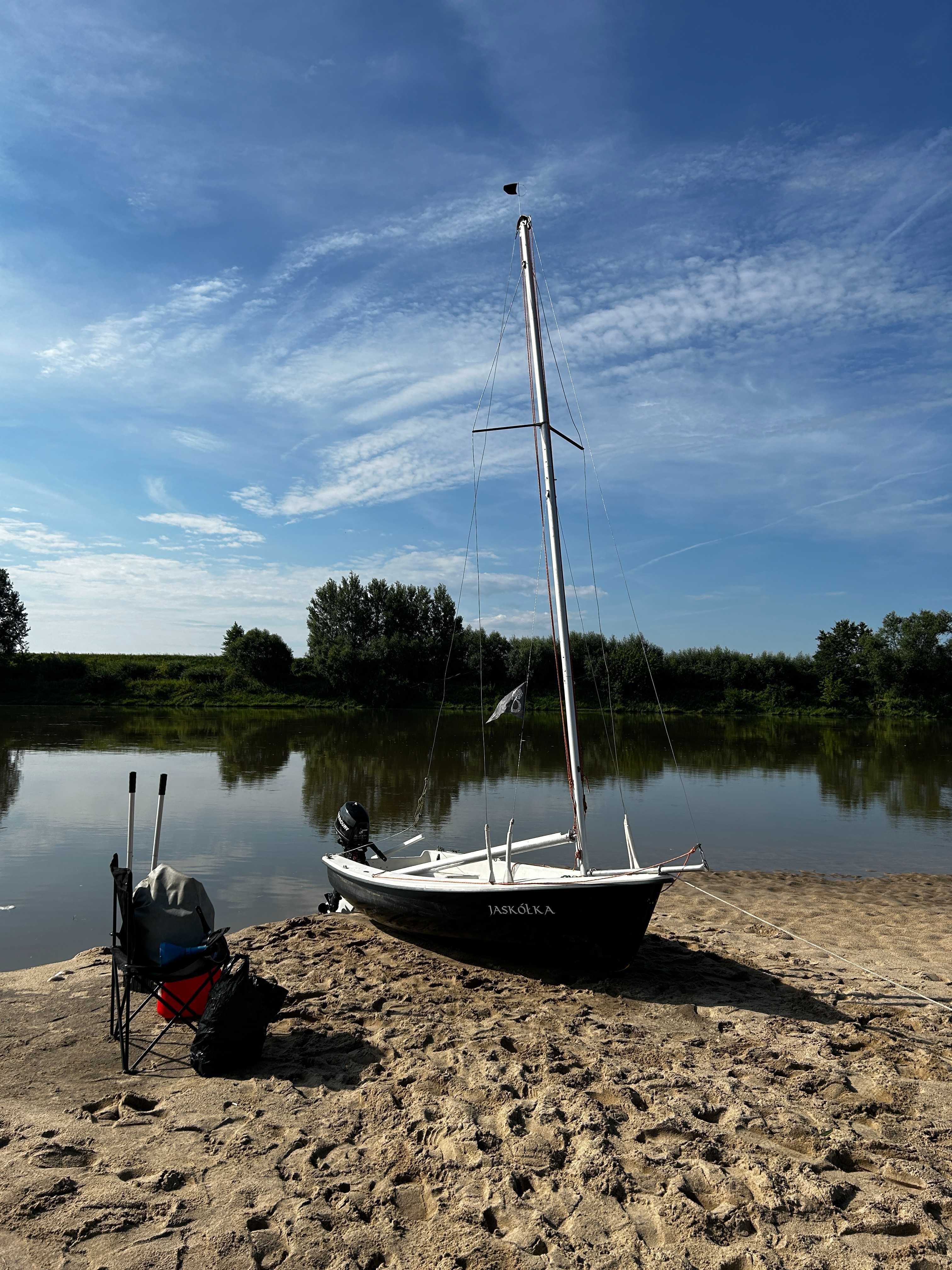 Żaglówka Jaskółka + przyczepa