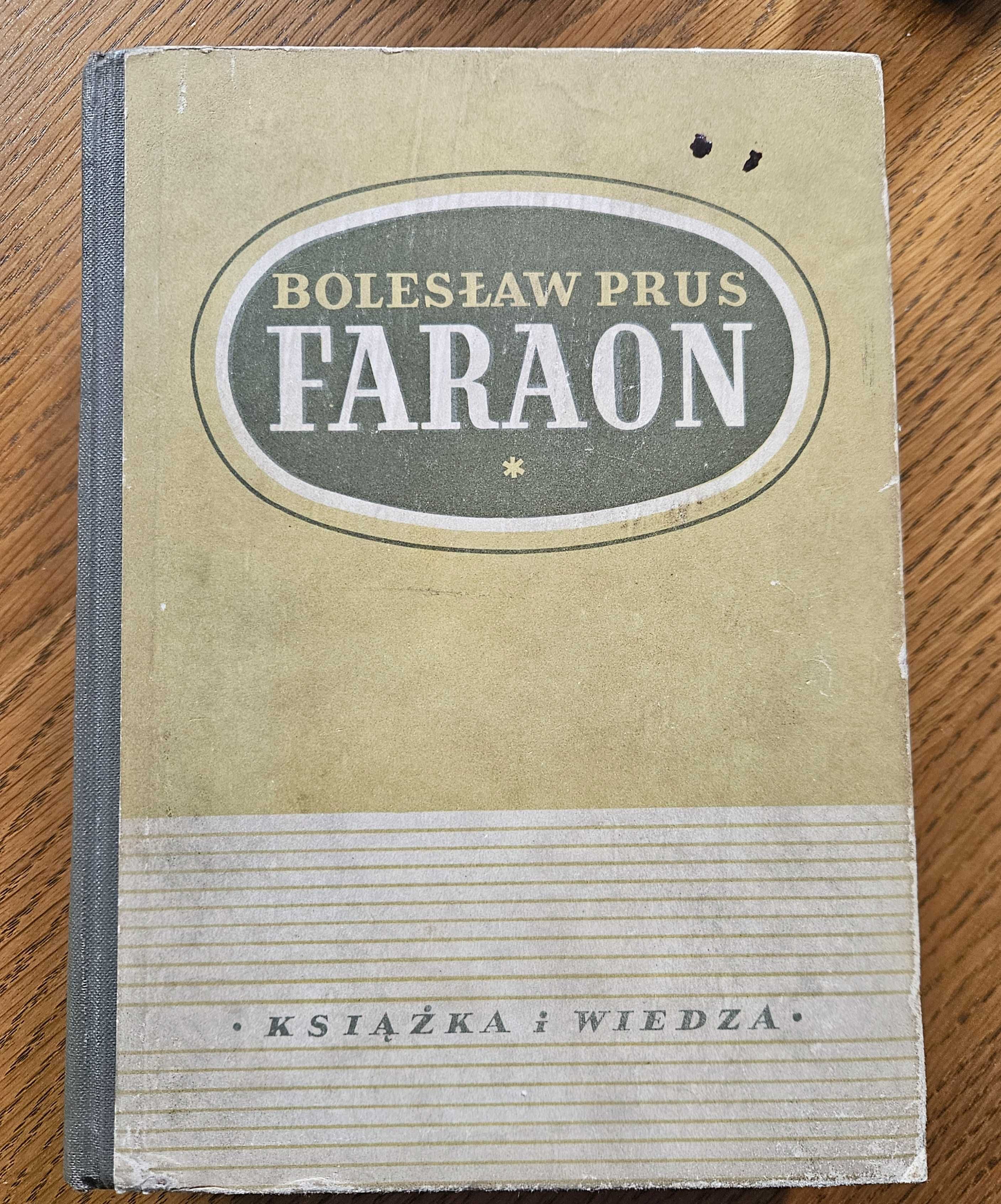 Faraon - książka z 1949r. Bolesław Prus
