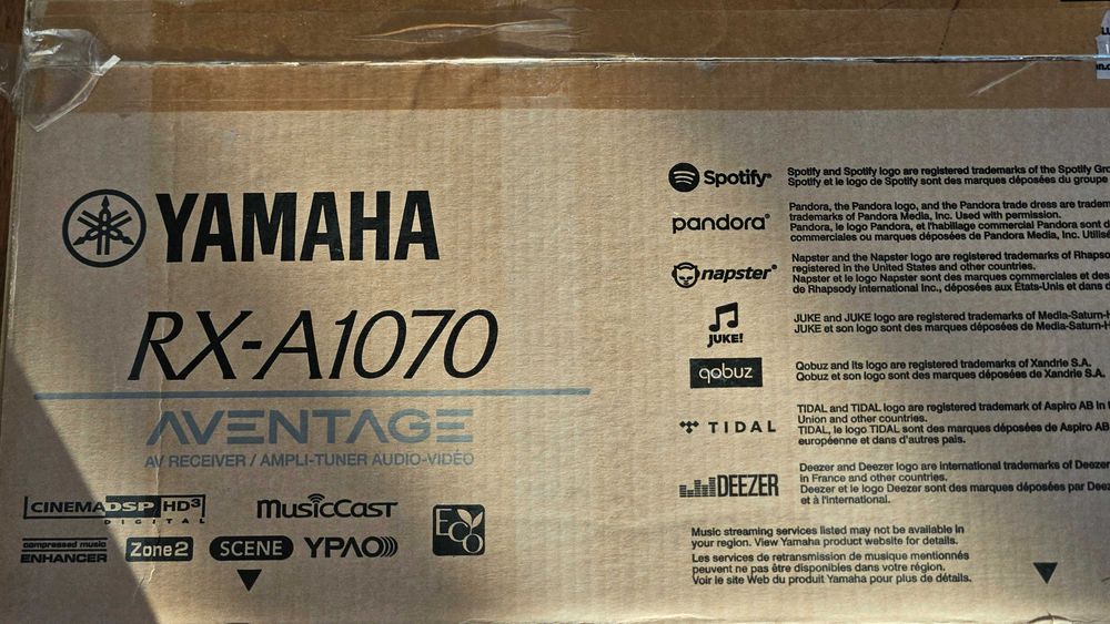 Yamaha Avantage RX-A1070 Amplituner 7.2, Atmos, doskonały dźwięk, WiFi